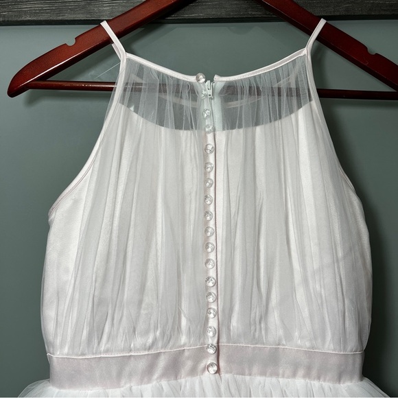 Joan Calabrese from Mon Cheri Girls' 14 Pink Ethereal Dress Flower Girl Glinda - Picture 5 of 14